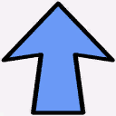 arrow-blue-outline-up - MickyTextures.txd