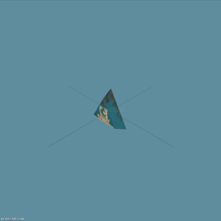 Сигнализация в виде синего треугольника (nt_alarm1_01) [1614] на темном фоне