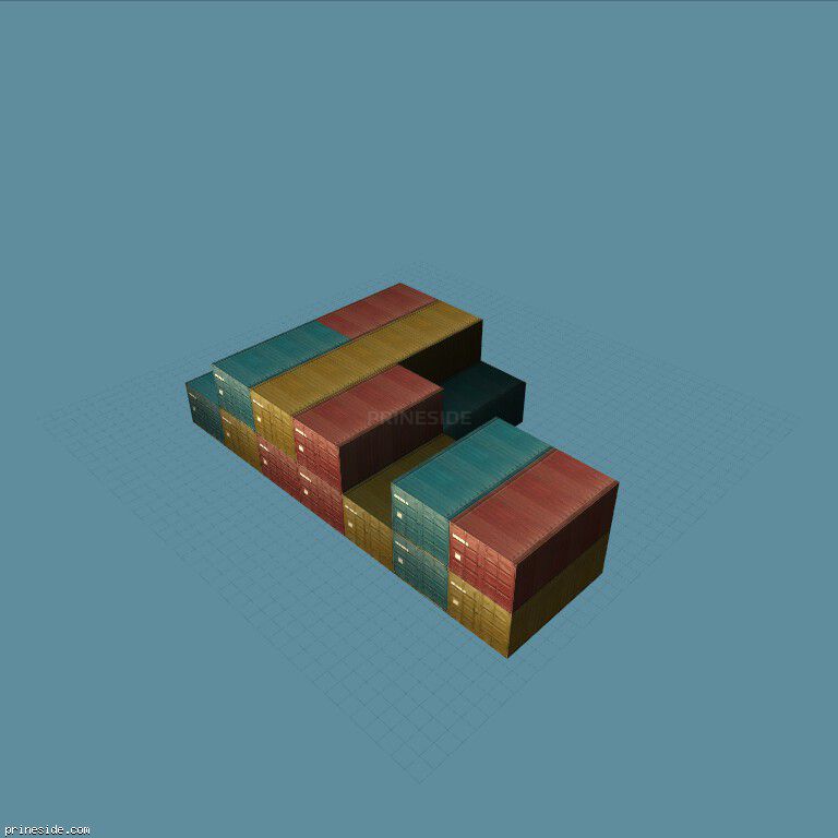 Many containers, stacked in a pile (cuntfrates02) [17020] on the dark background