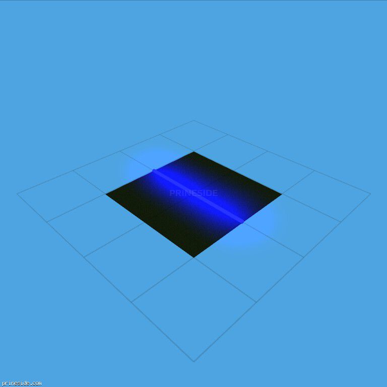 Blue neon light (BlueNeonTube1) [18648] on the dark background
