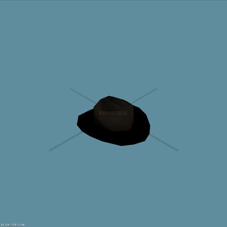 Dark hat (CowboyHat2) [18962] on the dark background