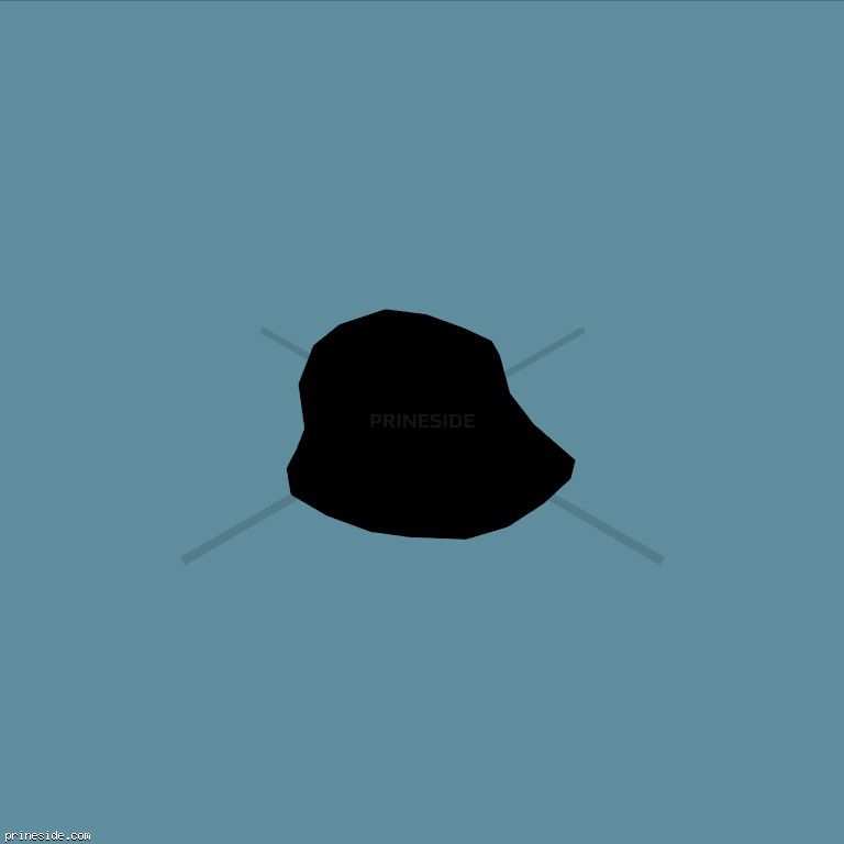Black helmet  (HatMan1) [18967] on the dark background