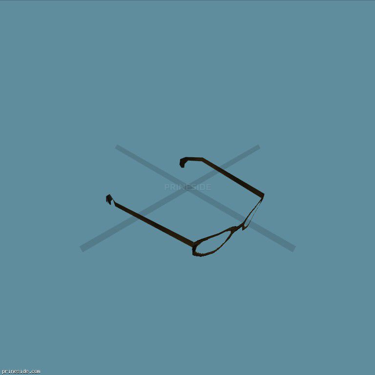 Прозрачные очки (GlassesType26) [19031] на темном фоне