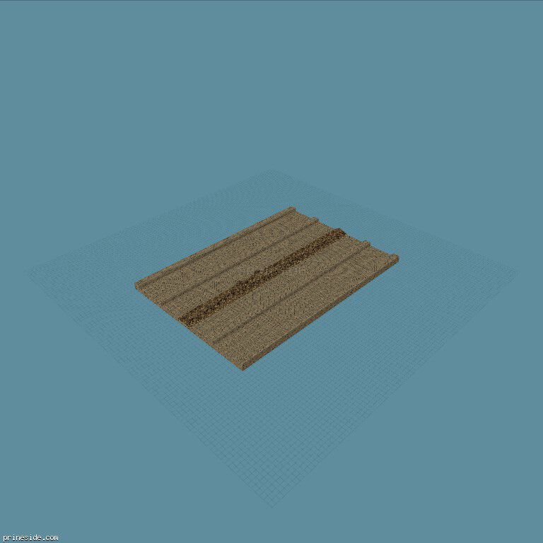 Stone platform for the water stunt racing (WSRocky1) [19073] on the dark background