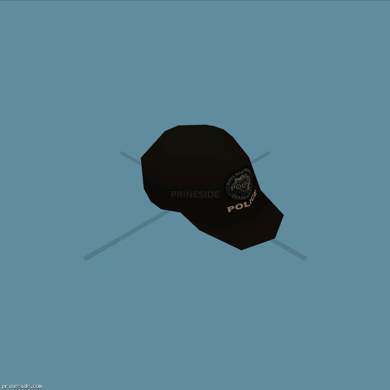 PoliceHat1 [19161] on the dark background