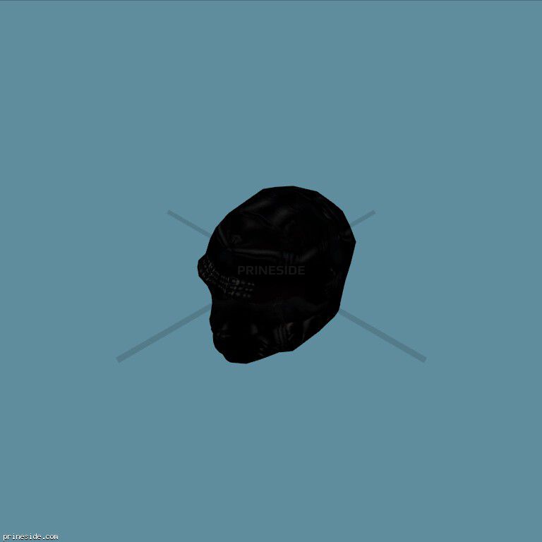 Черная маска на всю голову (GimpMask1) [19163] на темном фоне