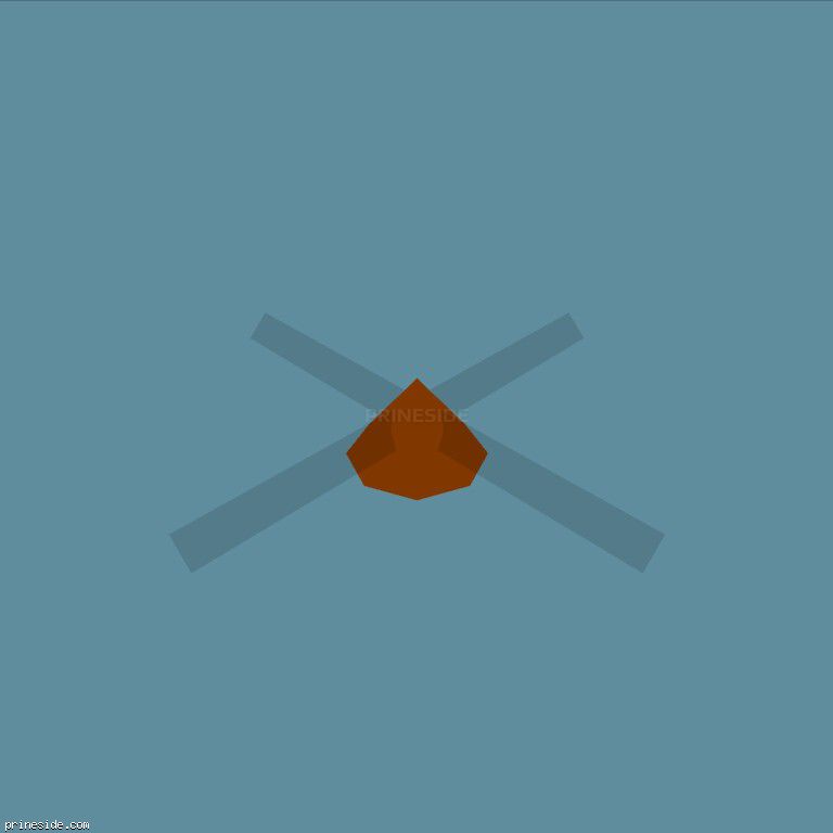 A triangular marker for the map orange (MapMarkerNew4) [19180] on the dark background