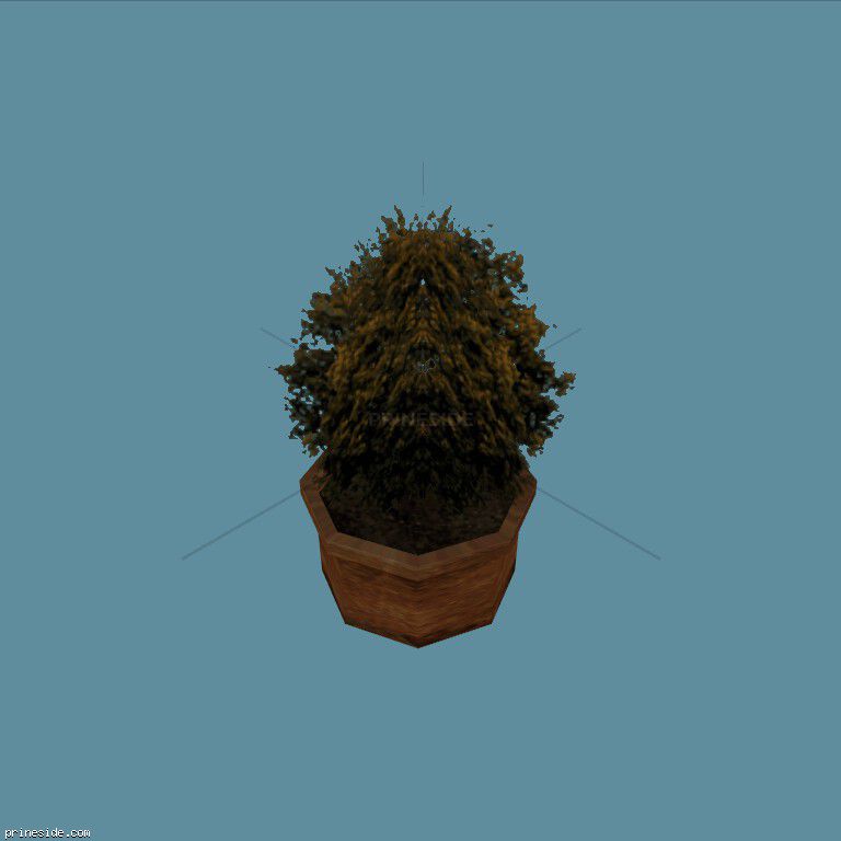 Plant_Pot_3 [2195] на темном фоне