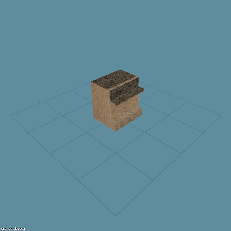 Cash granite table (CJ_FF_CONTER_4d) [2445] on the dark background