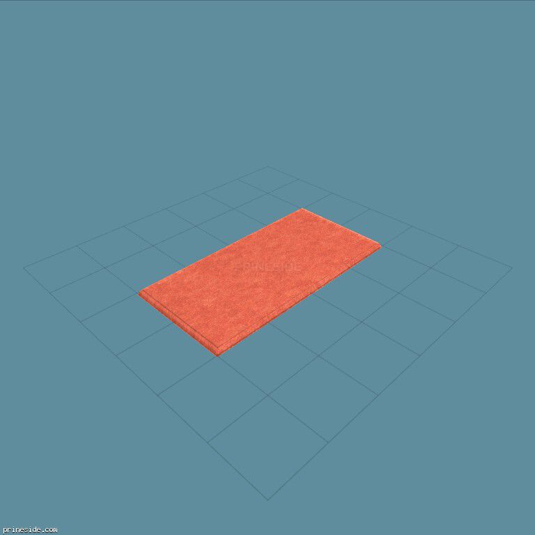 Light red carpet (gym_mat1) [2631] on the dark background