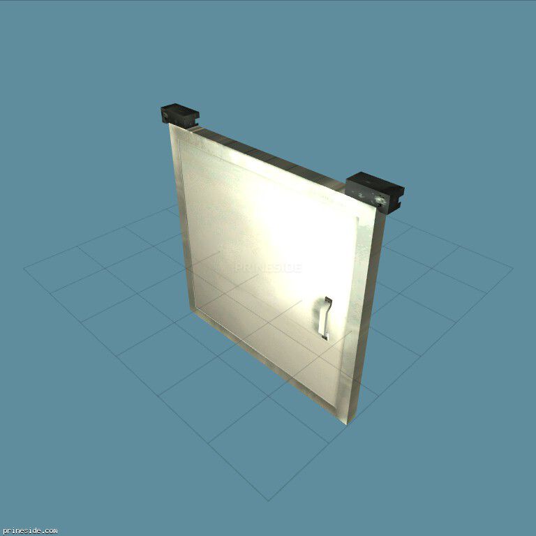 The door to the safe (freezer_door) [2963] on the dark background