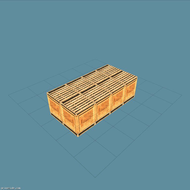 Several wooden square boxes forming the smooth surface (imy_bbox) [2991] on the dark background