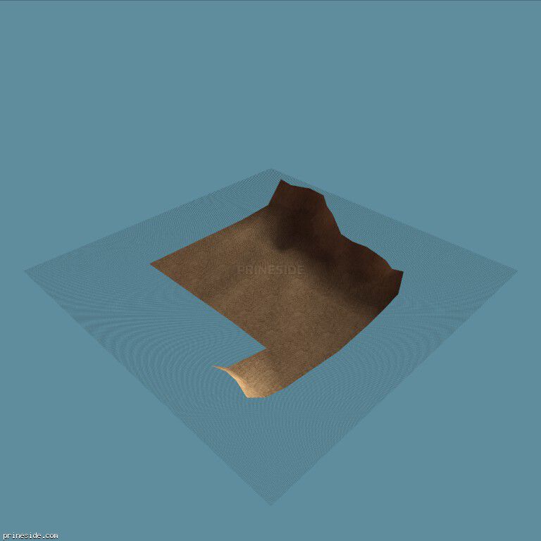 Часть песчаного ландшафта (sbcn_seafloor04) [4318] на темном фоне