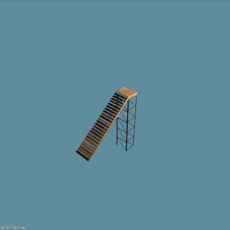 High stairs (odrampbit02) [5820] on the dark background