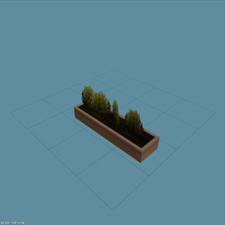 kb_planter+bush [638] on the dark background