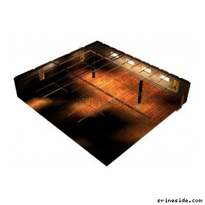 Спортивный зал для бокса (int_boxing07) [14825] на светлом фоне