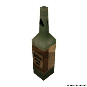Бутылка вина (DYN_WINE_BREAK) [1517] на светлом фоне