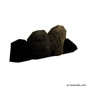 Камни большого размера (cunt_rockgp2_09) [17029] на светлом фоне