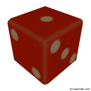 dice1 [1851] on the light background
