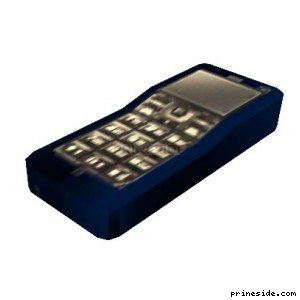 Blue mobile phone (MobilePhone8) [18872] on the light background