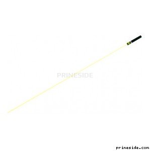The laser beam is yellow (LaserPointer6) [19084] on the light background