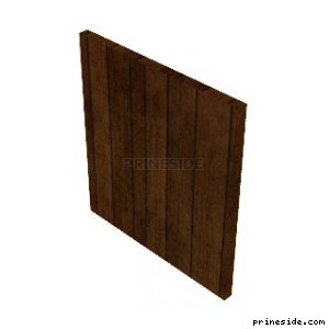 A wall of dark wooden planks (wall014) [19366] on the light background