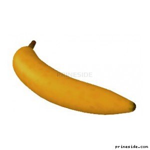 Банан (Banana1) [19578] на светлом фоне