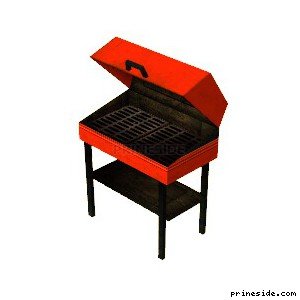 A small grill for the house (Barbeque1) [19831] on the light background