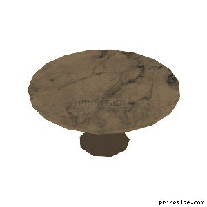 Round dining table (MED_DINNING_1) [2030] on the light background