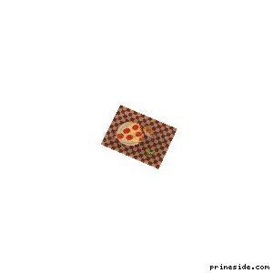 Поднос с пиццой (pizzalow) [2218] на светлом фоне