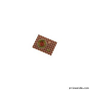 Поднос для еды с салатом (pizza_healthy) [2355] на светлом фоне