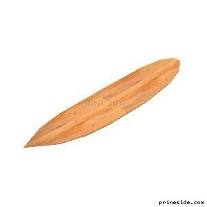 Fully wooden surfboard (CJ_SURF_BOARD4) [2410] on the light background