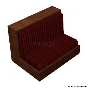 Upholstered chair for public places (CJ_DONUT_CHAIR2) [2748] on the light background
