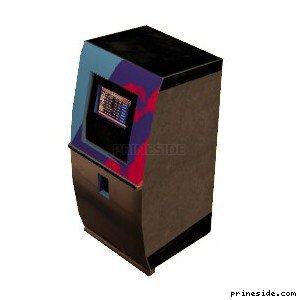 Игровой автомат - тотализатор (лошадиные бега) (OTB_machine) [2754] на светлом фоне