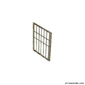 Steel grating as a window (chinaTgate) [2930] on the light background