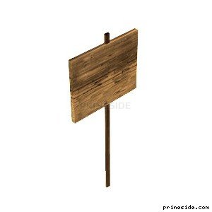 Blank wooden sign (d_sign01) [3927] on the light background