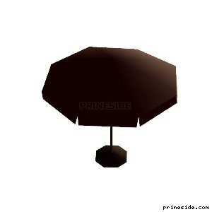 Зонтик над столами снаружи кафе (kb_canopy_test) [642] на светлом фоне