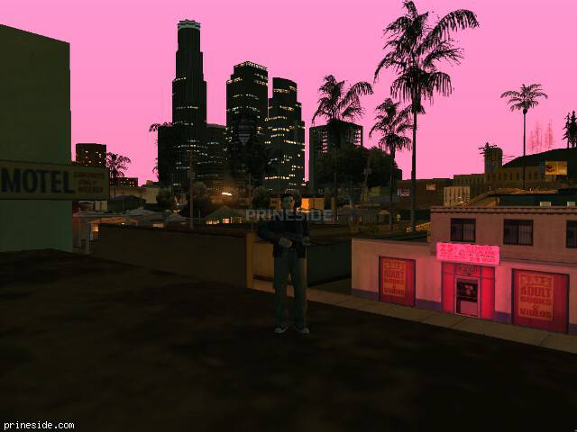 GTA San Andreas weather ID 128 at 23 hours