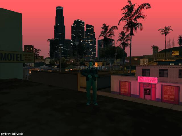 GTA San Andreas weather ID -1401 at 22 hours