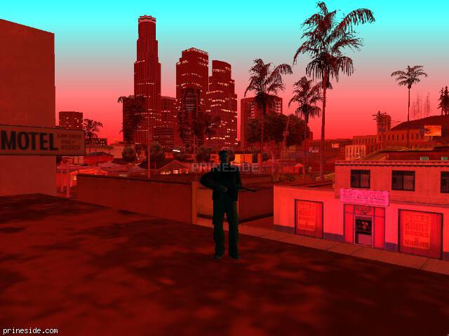 GTA San Andreas weather ID 1695 at 21 hours