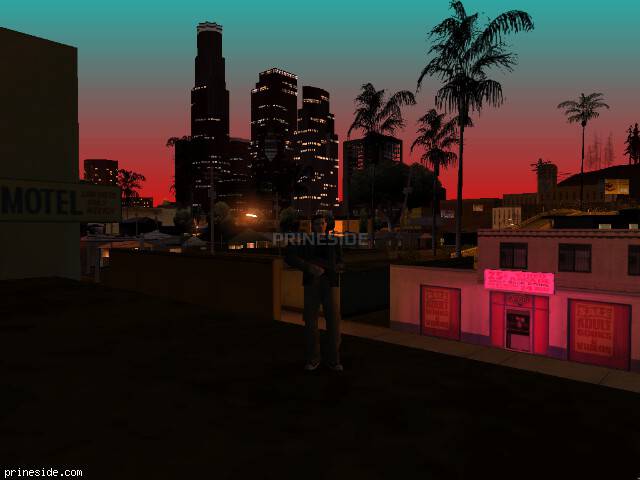 GTA San Andreas weather ID -1097 at 23 hours