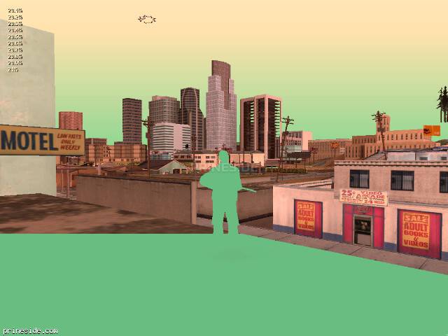 GTA San Andreas weather ID -558 at 19 hours