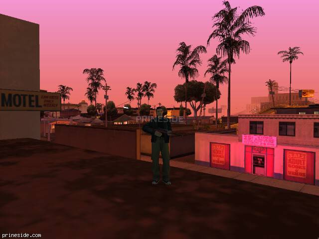 GTA San Andreas weather ID 1070 at 23 hours