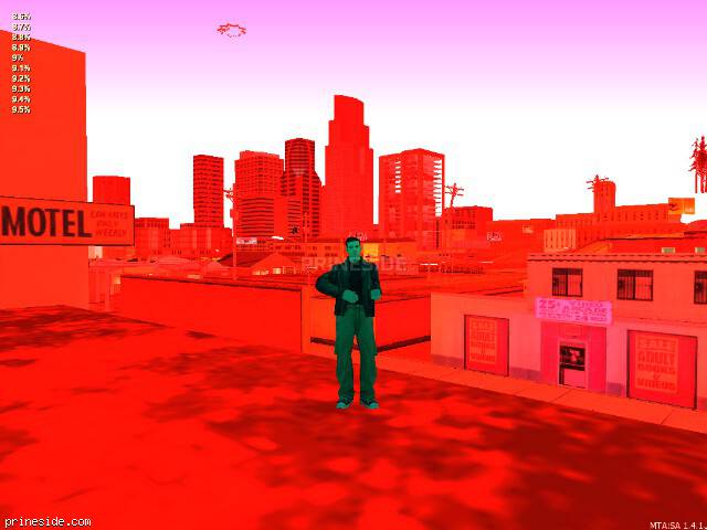 GTA San Andreas weather ID 1375 at 22 hours